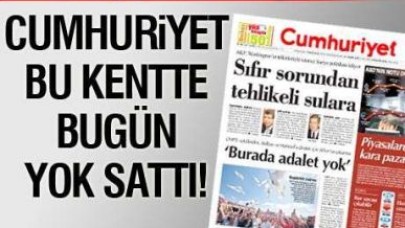 Cumhuriyet bayiden toplatıldı!