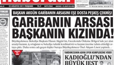 GARİBANIN ARSASINI KIZINA AYIRAN BAŞKAN!