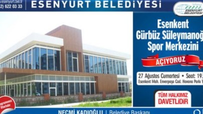 YARDIMCISININ ADINI SPOR KOMPLEKSİNE VERDİ