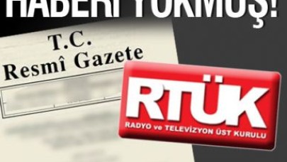 'Resmi Gazete'de gördük'