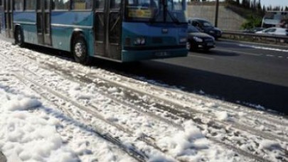 TEM'de köpük trafiği