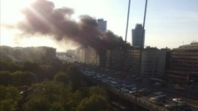 İstanbul'da korkutan yangın!