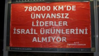 Başkentte yine o afişler