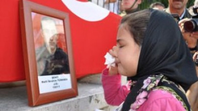 Konya şehidini uğurladı