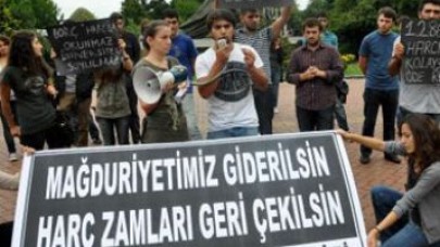 Harç zammı protestosu