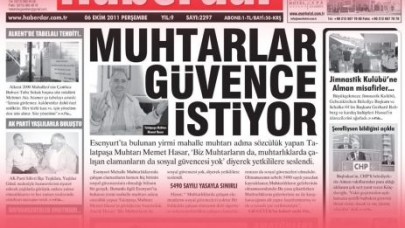 Muhtar ve çalışanları Sosyal Güvence istedi