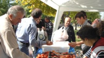 Üniversitenin sebzelerine yoğun talep