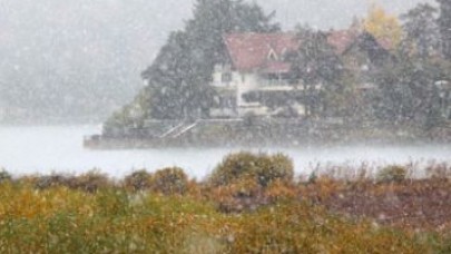 Abant ve Kartalkaya'ya kar yağdı