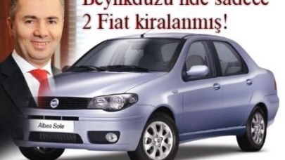 Sadece 2 Fiat kiralanmış!