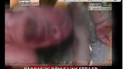 Kaddafi'nin linç görüntüleri