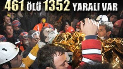 461 ölü, 1352 yaralı