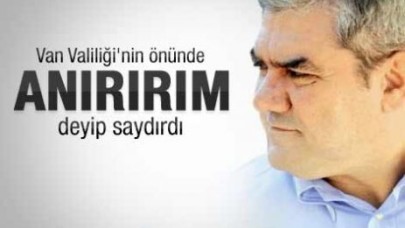 Özdil: Van Valiliği'nin önünde anırırım