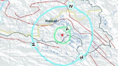 Yüksekova'da deprem