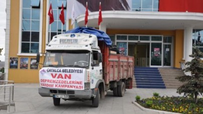 ÇATALCA'DAN VAN'A İÇME SUYU..