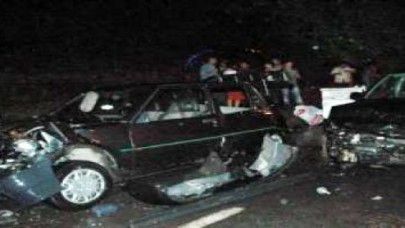 Selimpaşa’da Feci Kaza 5 Araç Birbirine Girdi