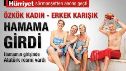 Özkök Almanya'da hamama girdi