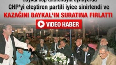 Hırkasını Baykal'ın suratına fırlattı - İzle