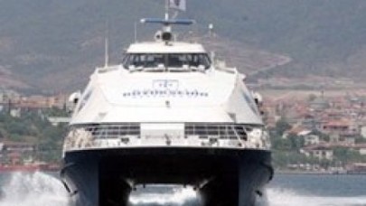 Deniz otobüsü kaçırıldı