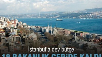 18 bakanlığın bütçesini geride bıraktı.