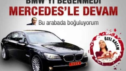 Başbakan Erdoğan Mercedes'e geri döndü
