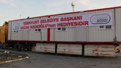 Esenyurt'tan Van Emniyetine iki konteynır