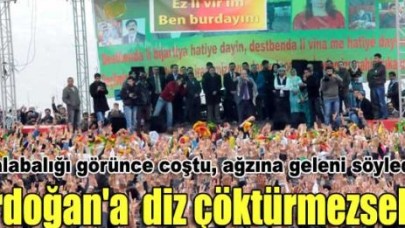 "Erdoğan'ı önünüzde diz çöktürmezsek..."