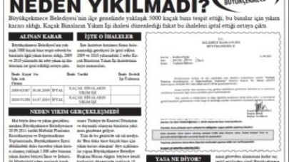 5000 KAÇAK BİNA NEDEN YIKILMADI?