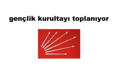 CHP GENÇLİK KURULTAYI TOPLANIYOR