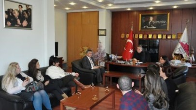 YABANCI MESLEKTAŞLARINI AĞIRLADI