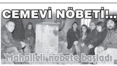 Vatandaş Cemevinde nöbete durdu!