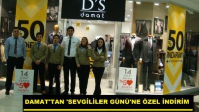 D'S Damat’tan çok özel indirim: tüm ürünlerde %50