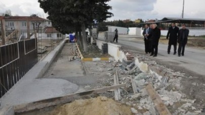 Güzelce’de ki işgaller ortadan kaldırılıyor…