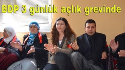 BDP 3 günlük açlık grevinde
