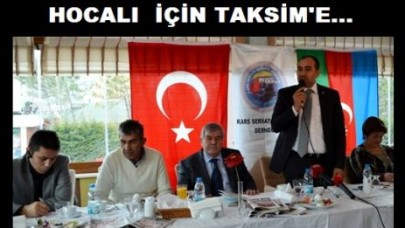 HOCALI  İÇİN TAKSİM'E...