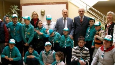 Engelli İzciler’den Kaymakam’a ziyaret