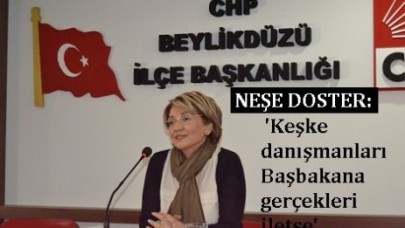 'Keşke danışmanları Başbakana gerçekleri iletse'