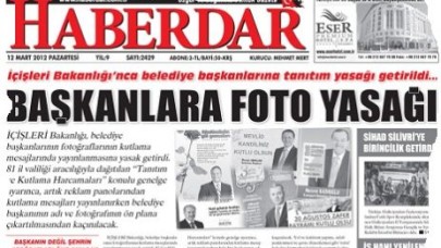 BAŞKANLARA FOTO YASAĞI