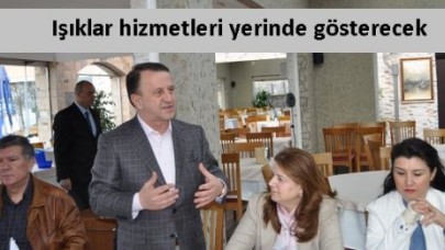 Işıklar hizmetleri yerinde gösterecek