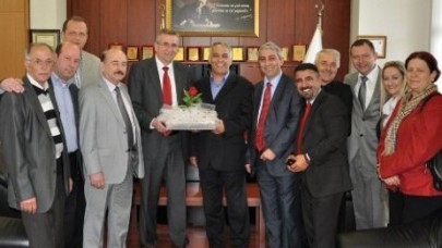 CHP İlçe Örgütü Cem Kara’yı Ziyaret Etti...