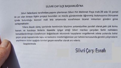 Esnaf'dan Protokol'e tapu önerisi