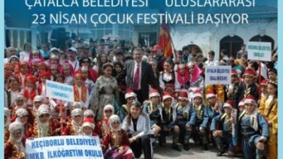 ÇATALCA'DA ÇOCUK FESTİVALİ...