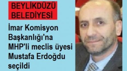 İmar Komisyon Başkanlığı'na Erdoğdu seçildi
