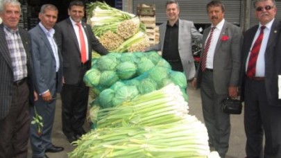 Ziraat odalarından Hal Müdürü’ne ziyaret