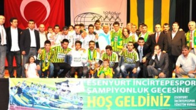 İNCİRTEPE’DE ŞAMPİYONLUK COŞKUSU