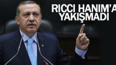 Erdoğan'dan İtalyan gazeteciye tepki!!