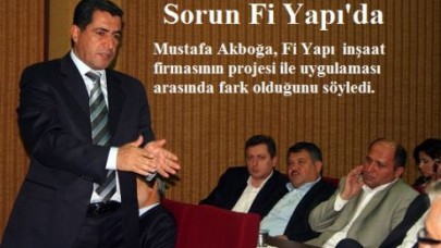 Sorun Fi Yapı'da