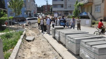 600 m’lik yola 1150 ton asfalt dökülecek!