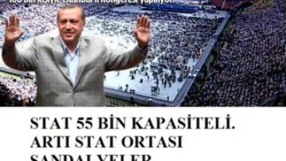 AK Parti'den TT Arena'da dev kongre