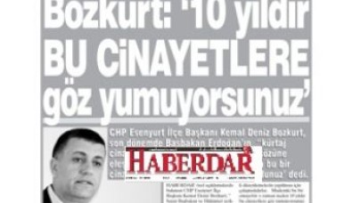 ”10 yıldır bu cinayetlere göz yumuyorsunuz”