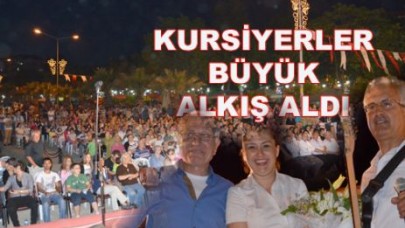 HÜNERLERİNİ SERGİLEDİLER...